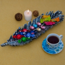 دکوری طرح پر سرخپوست